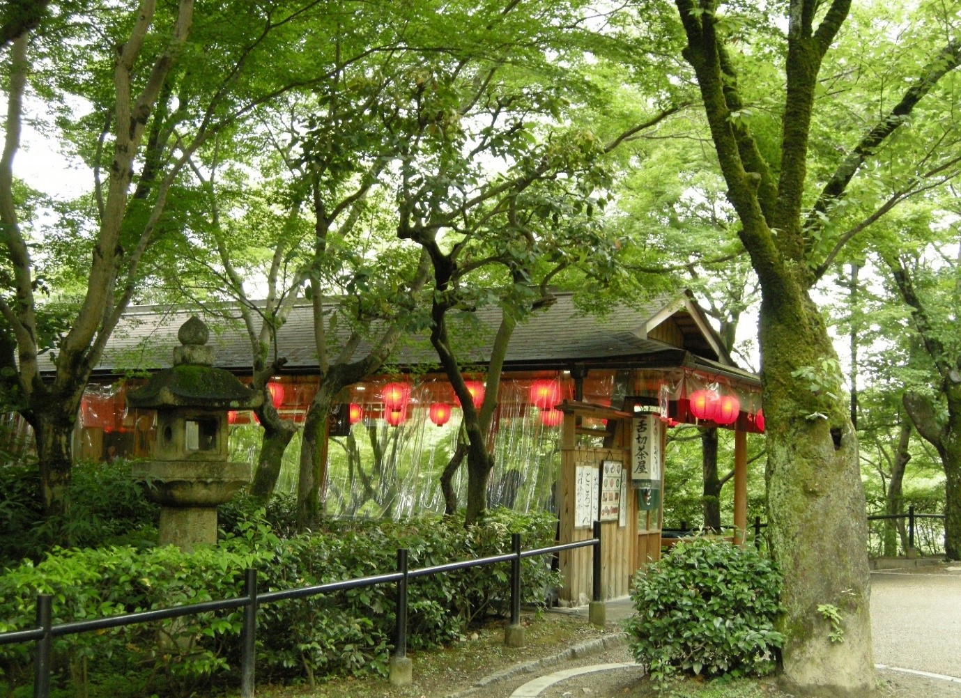 A Shady Place under Trees, Kiyomizu-dera (清水寺), Kyoto, Japan